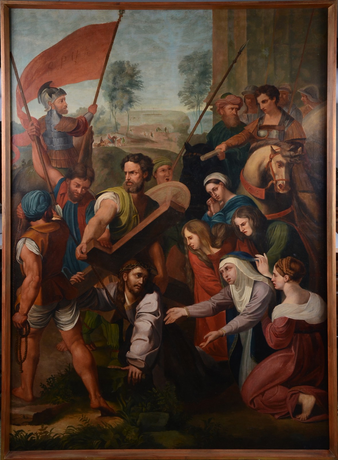 Escola europeia, Jesus carregando a cruz - foto 2 de 6