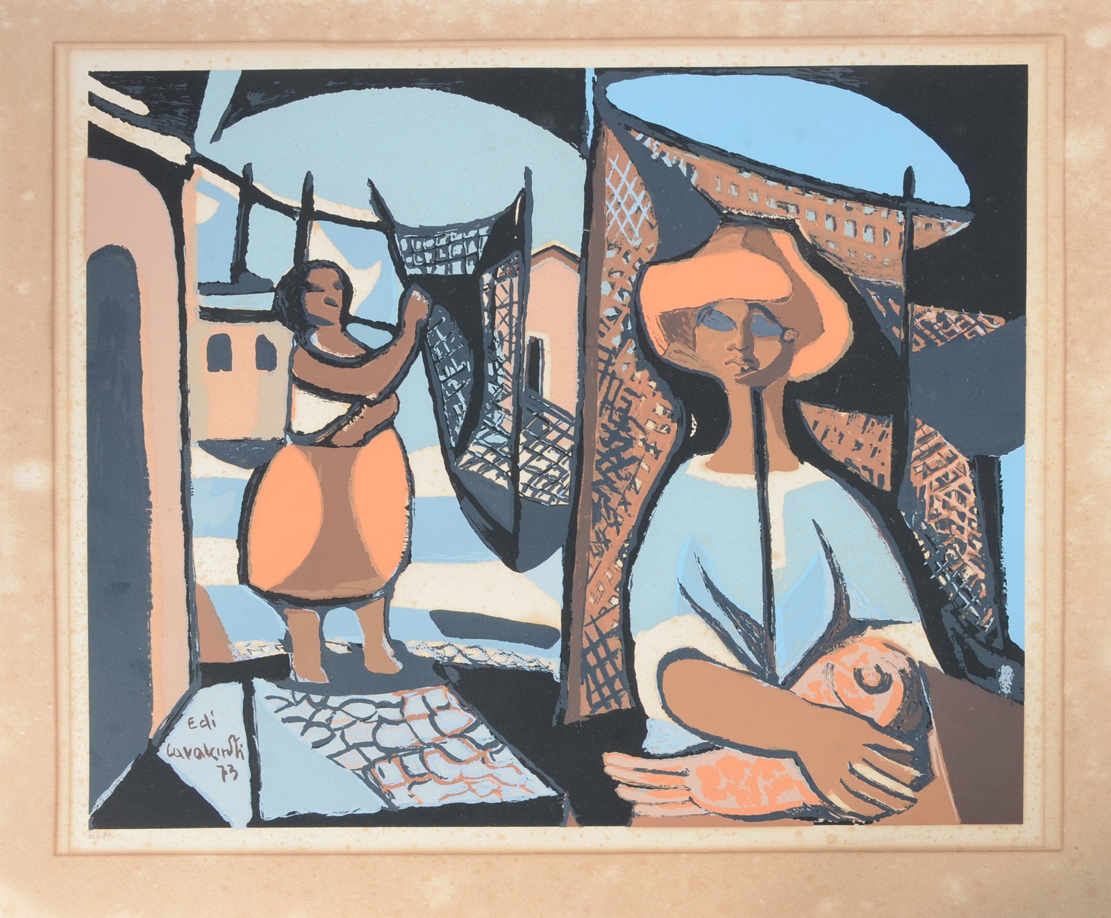 Di Cavalcanti (1897-1976), Pescador e redes - foto 1 de 5