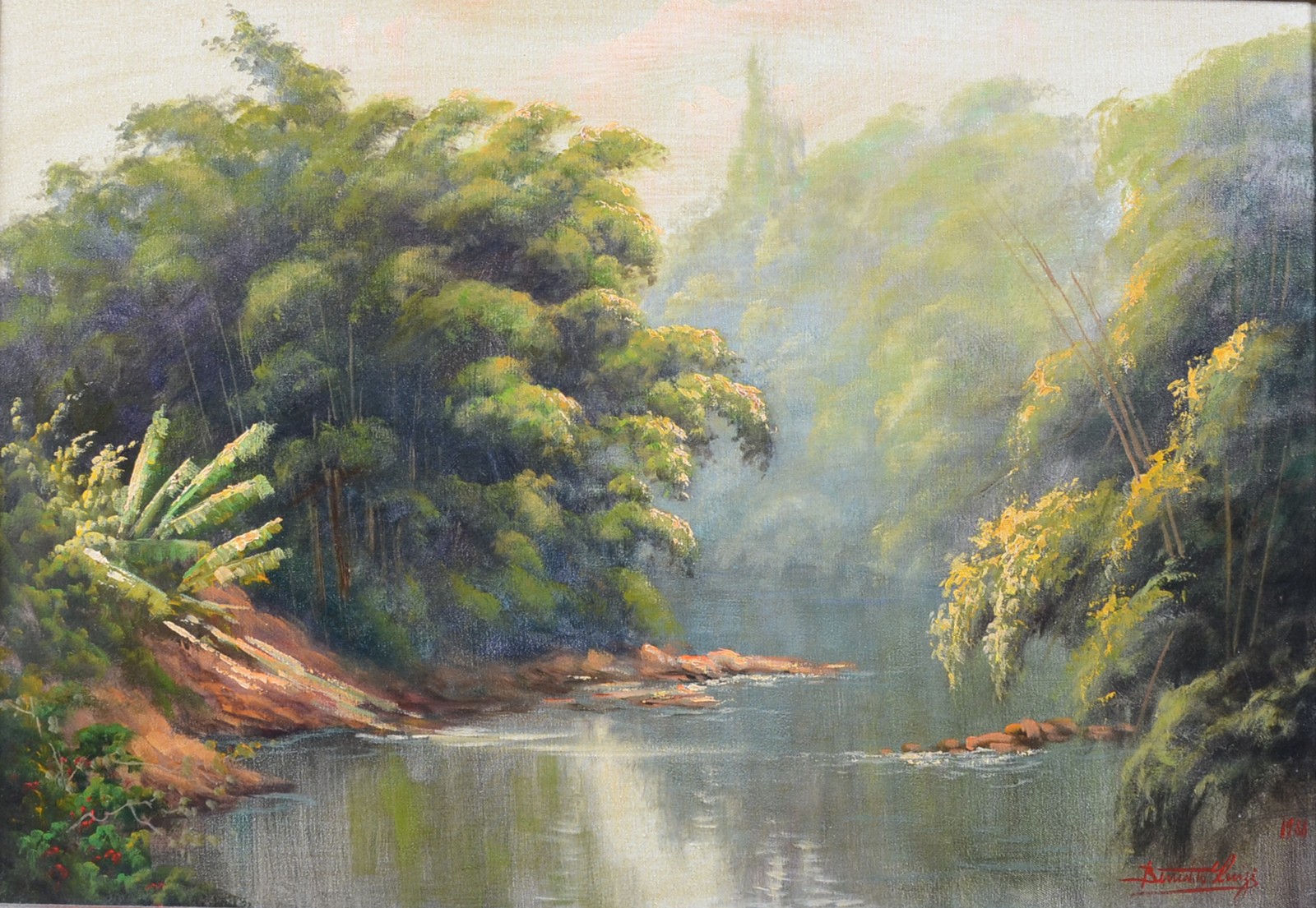 Benedito Luizi (1933-2010), Paisagem com Riacho - foto 1 de 4
