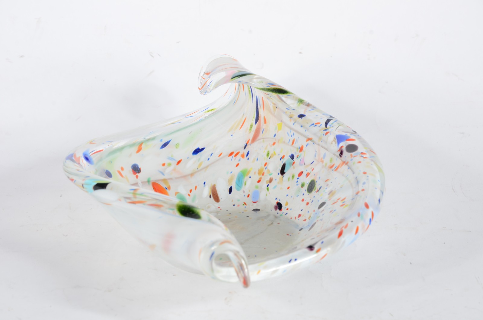 Bowl de vidro decorativo colorido. - foto 2 de 6