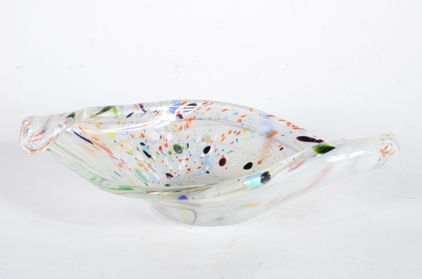 Bowl de vidro decorativo colorido. - foto 3 de 6
