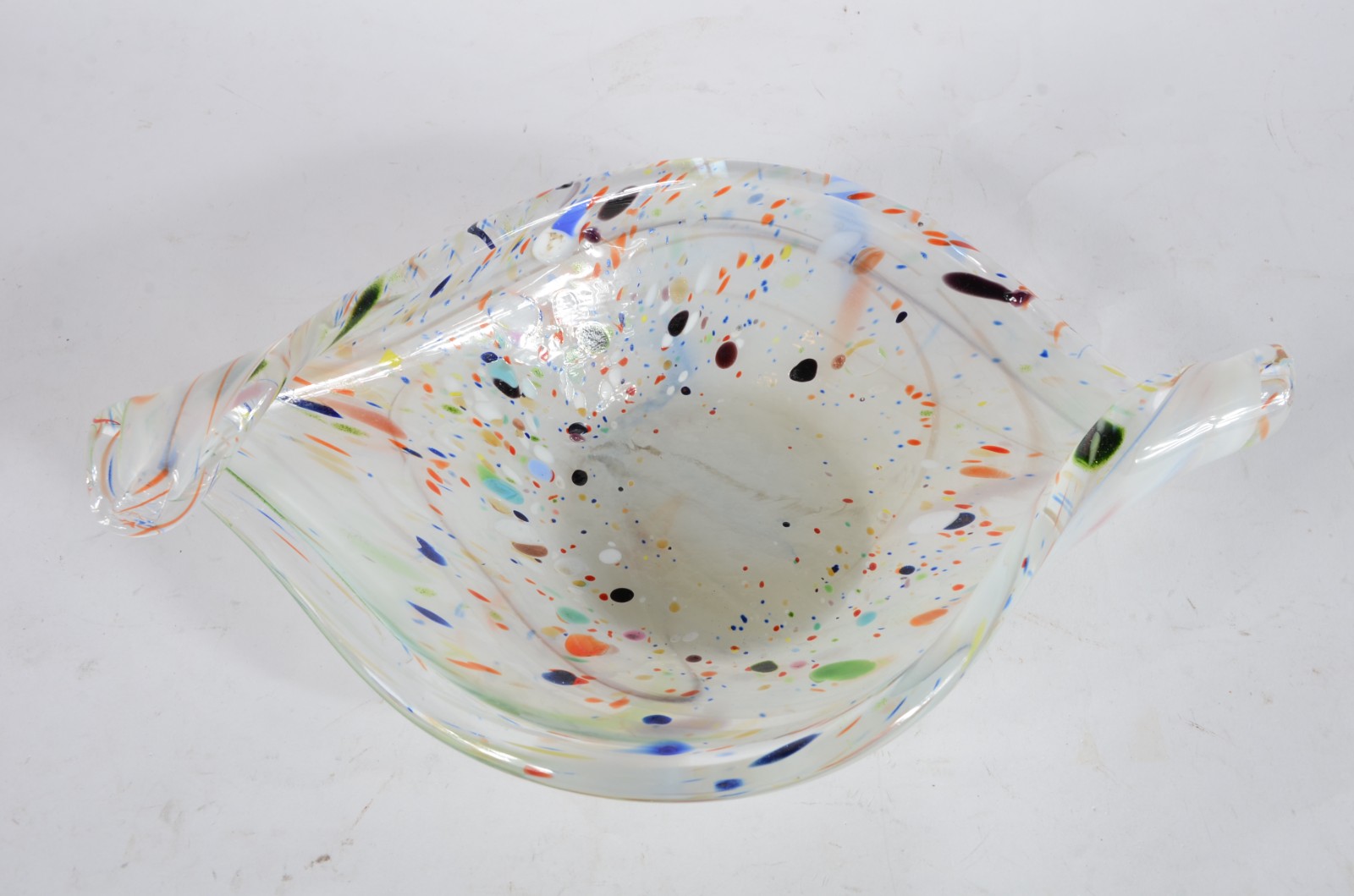 Bowl de vidro decorativo colorido. - foto 6 de 6
