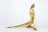 Sônia Gomberg,  - Escultura de bronze - tiragem 17/20. Assinada.