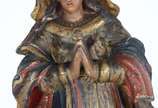 Nossa Senhora da Conceição -Imagem de madeira p... - Nossa Senhora da Conceição -Imagem de madeira policromada.