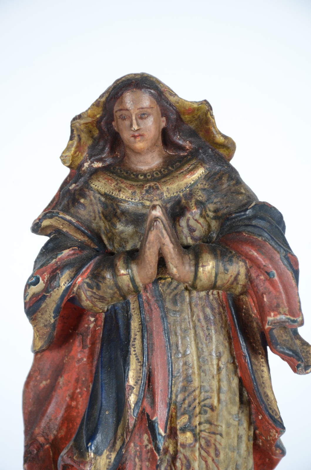 Nossa Senhora da Conceição -Imagem de madeira policromada. - foto 2 de 7