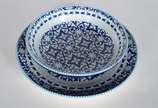 Cerámica Del Río Salado (1969),  - Duas peças de cerâmica espanhola sendo um prato e um bowl.