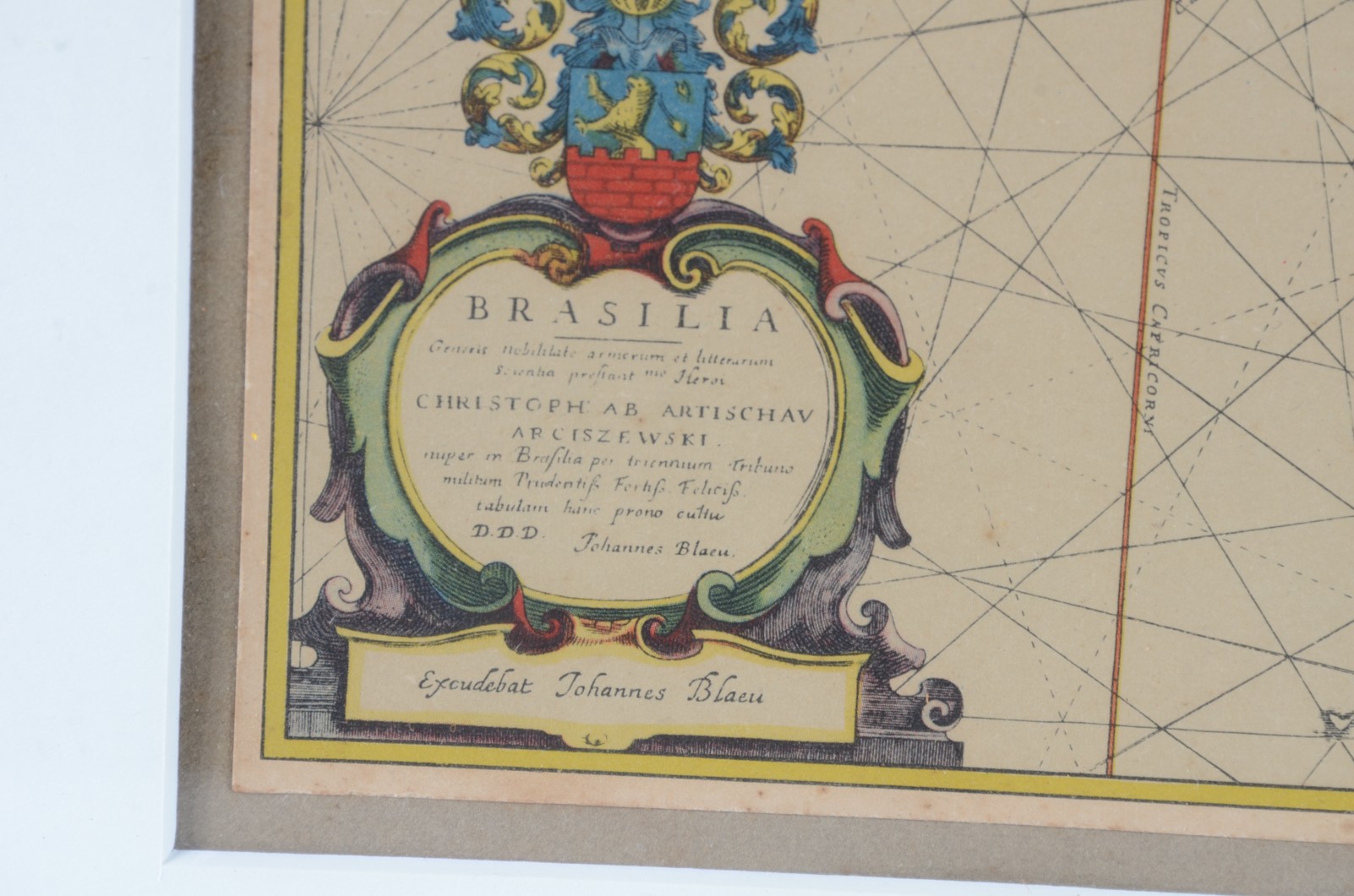 Mapa do Brasil - "Brasilia", Johannes Blaeu. - foto 4 de 5