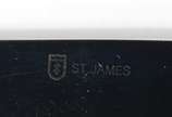 Saint James (1976),  - Faqueiro de metal prateado, composto de:  12 colheres, 12 garfos, 12 facas grandes; 12 colheres, 12 garfos, 12 facas de sobremesa; 12 garfos, 12 facas