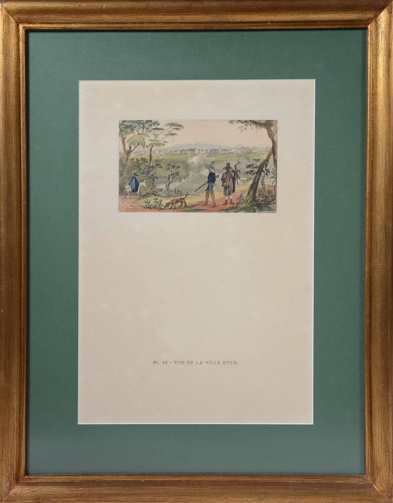 Jean-Baptiste Debret (1768-1848), Vue de la Ville D'Itu - foto 2 de 5