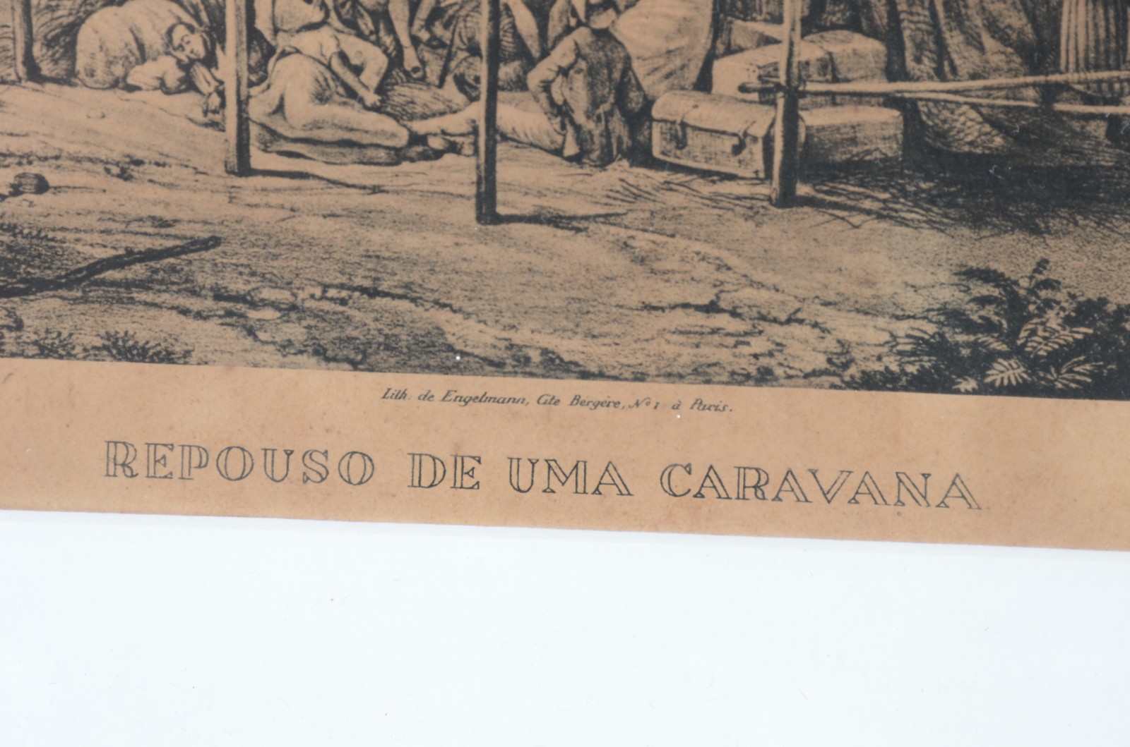 Rugendas (1802-1858), Repouso de uma Caravana - foto 3 de 6