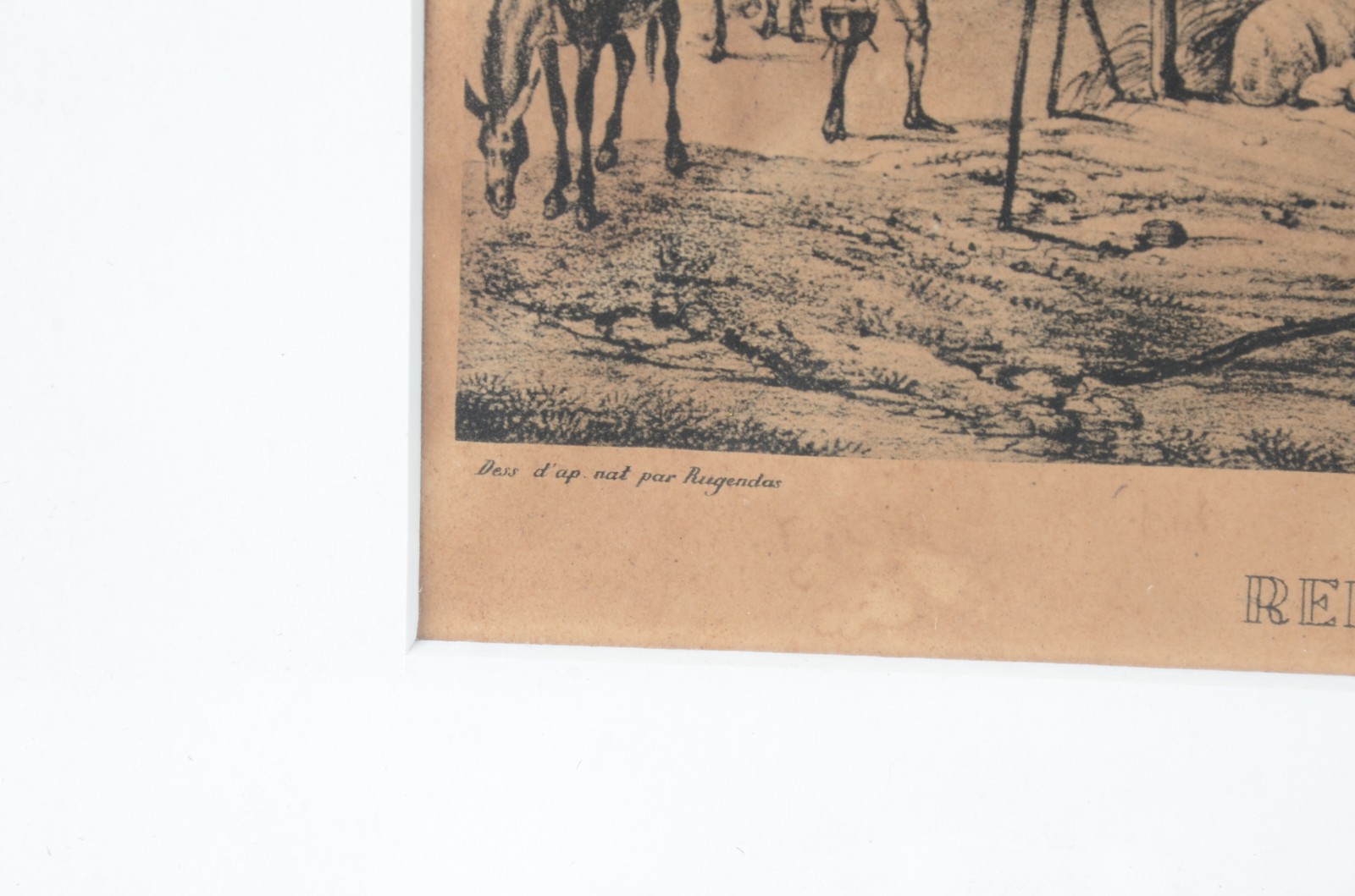 Rugendas (1802-1858), Repouso de uma Caravana - foto 5 de 6