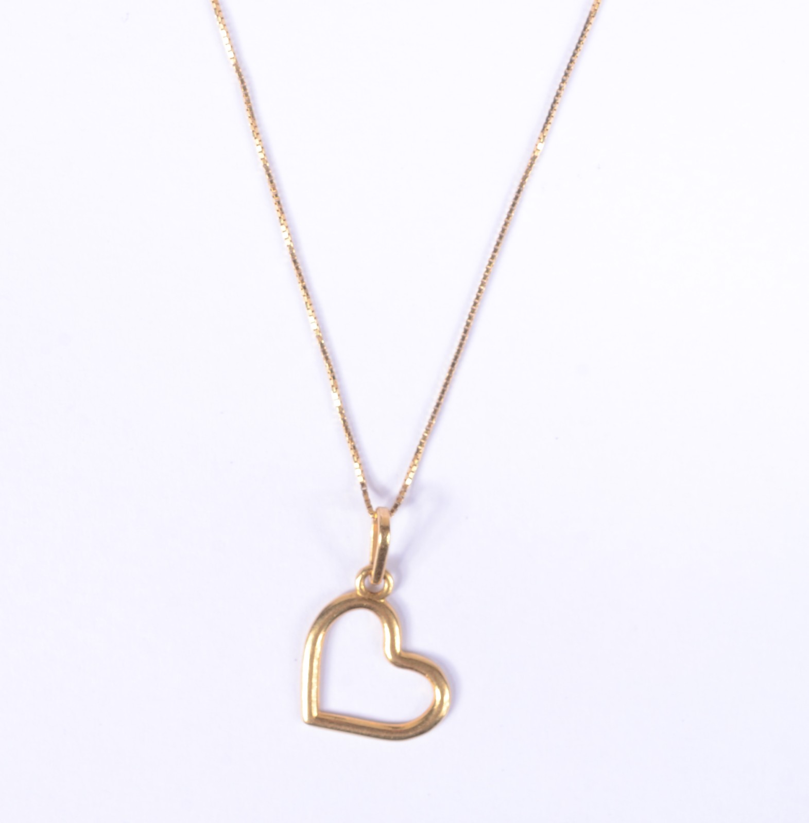 Colar estilo veneziano de ouro 18 k., contraste 750 mls. (Por motivos... - foto 1 de 6