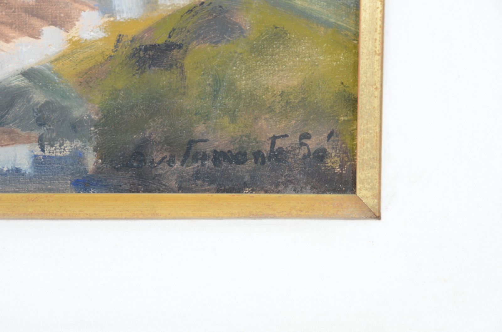 Bustamante Sá (1907-1988), Paisagem com casarios e igrejas - foto 3 de 4