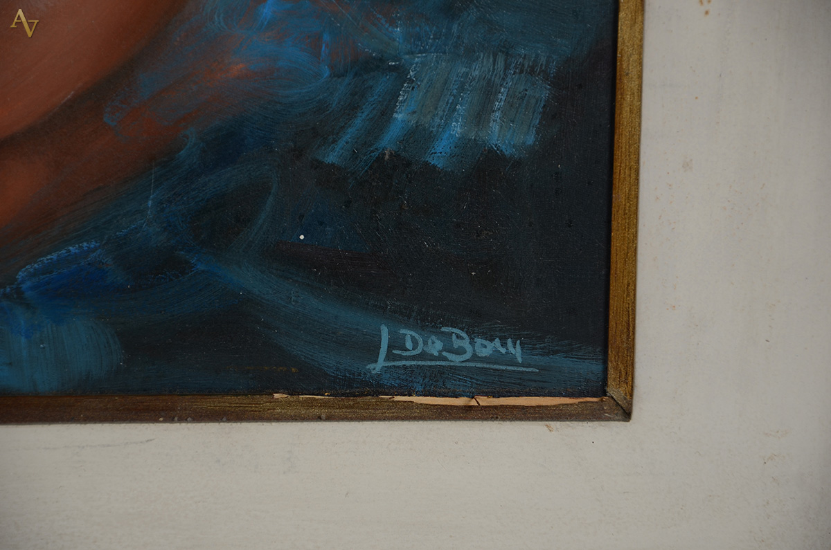 LUCIA DE BOM - Nu - ost - 55 x 46 - datado 1997 - foto 3 de 3