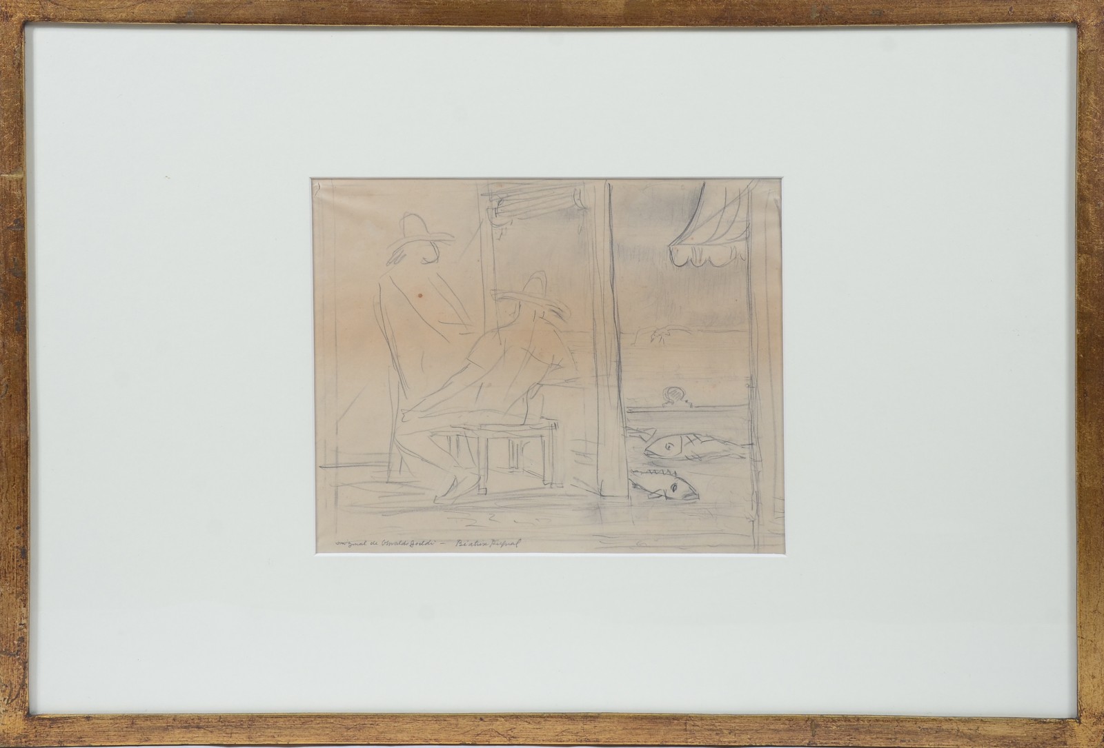 Oswaldo Goeldi (1895-1961), Figuras e peixes - foto 2 de 4