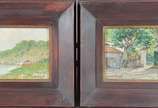 Gastão Formenti (1894-1974),  - Dois quadros - óleo sobre madeira.