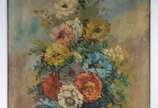 OSCAR AVERSA, Vaso de Flores - Óleo sobre tela.