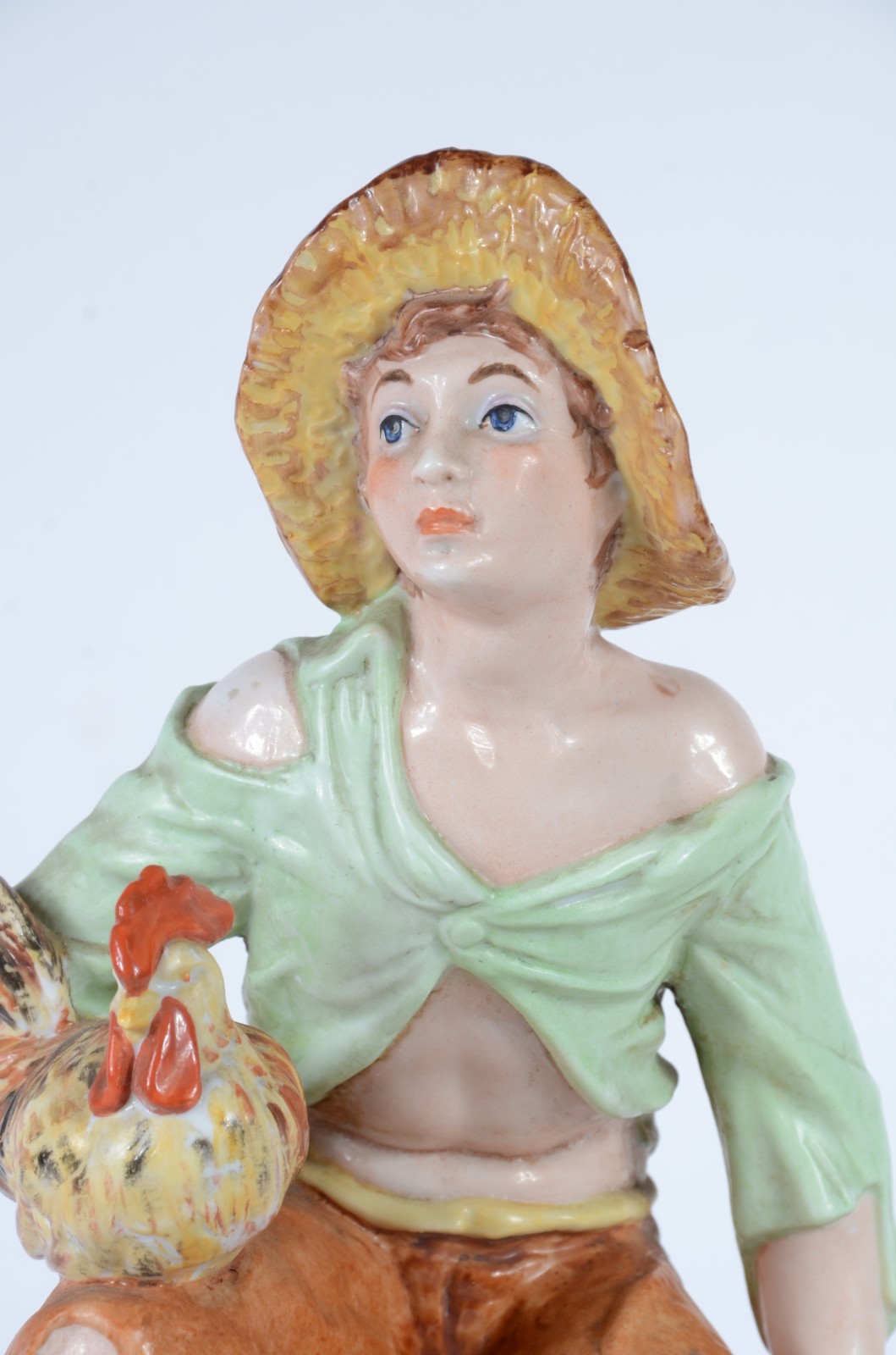 Escultura de porcelana espanhola Sureda em policromia representando... - foto 2 de 10
