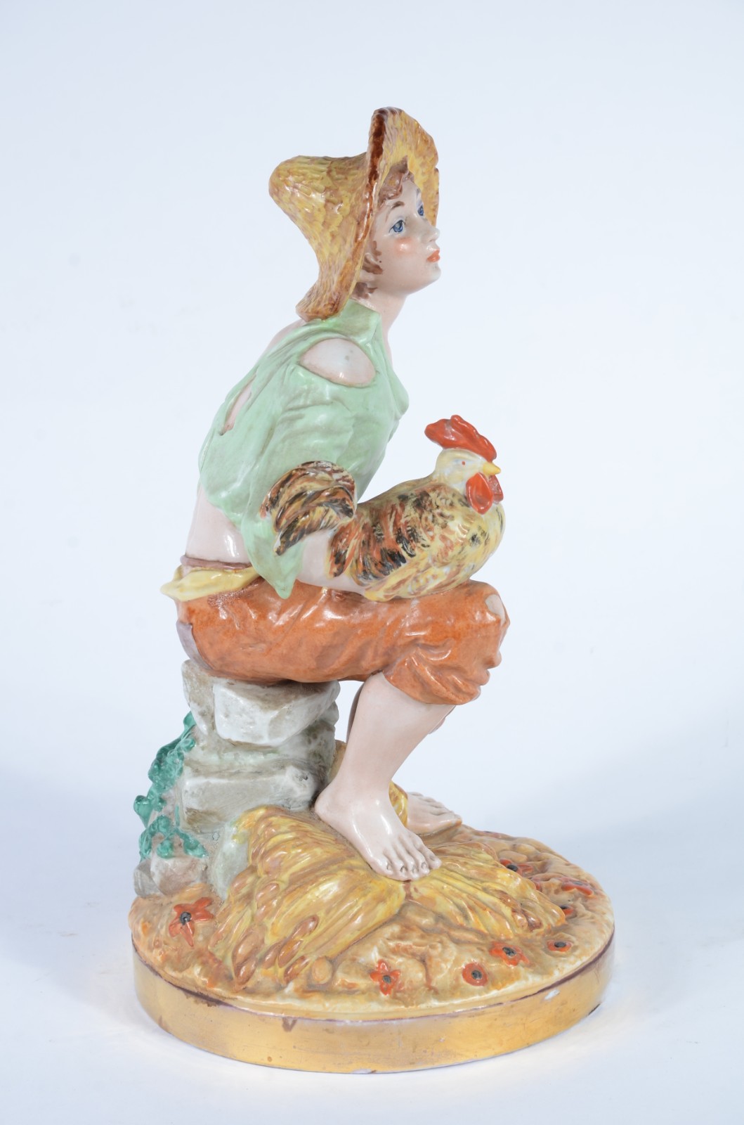Escultura de porcelana espanhola Sureda em policromia representando... - foto 6 de 10