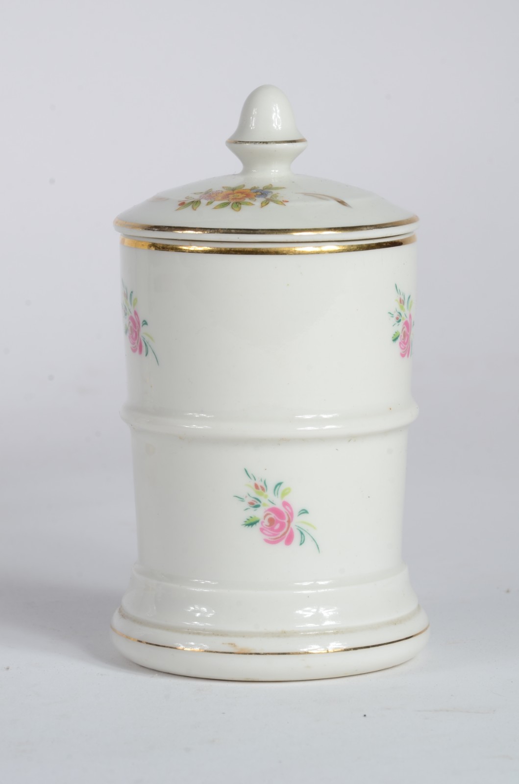 Três potiches de porcelana, sendo o menor português e o maior escrito... - foto 7 de 11