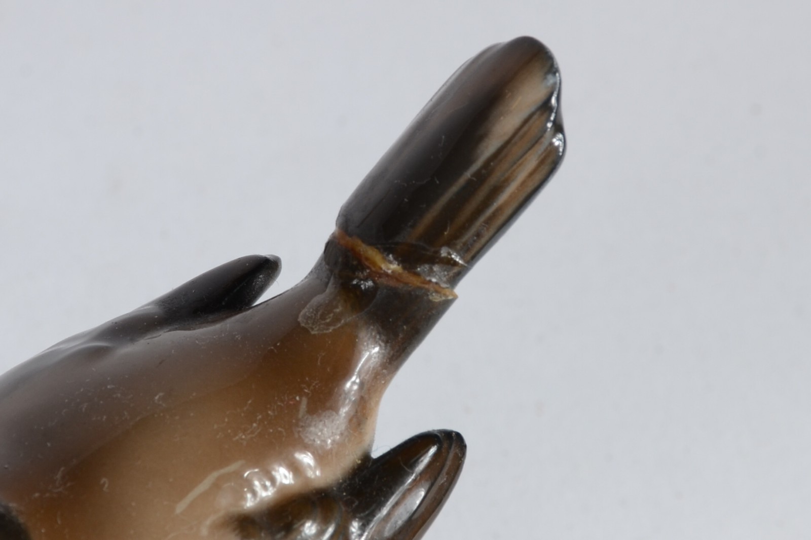 Conjunto com quatro pássaros diversos de porcelana europeia... - foto 4 de 11