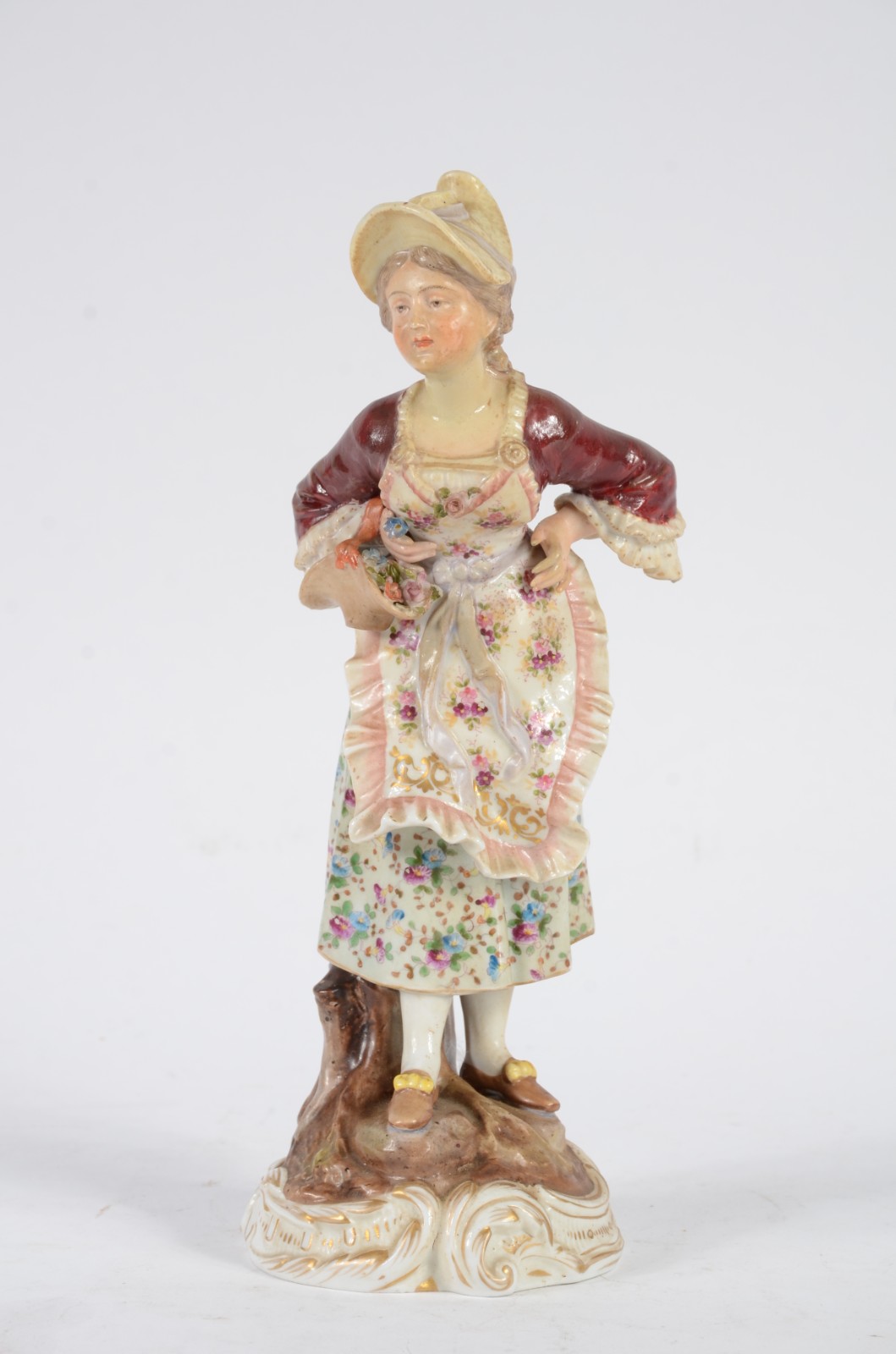 Estatueta de porcelana italiana Capo di Monti policromada... - foto 1 de 8