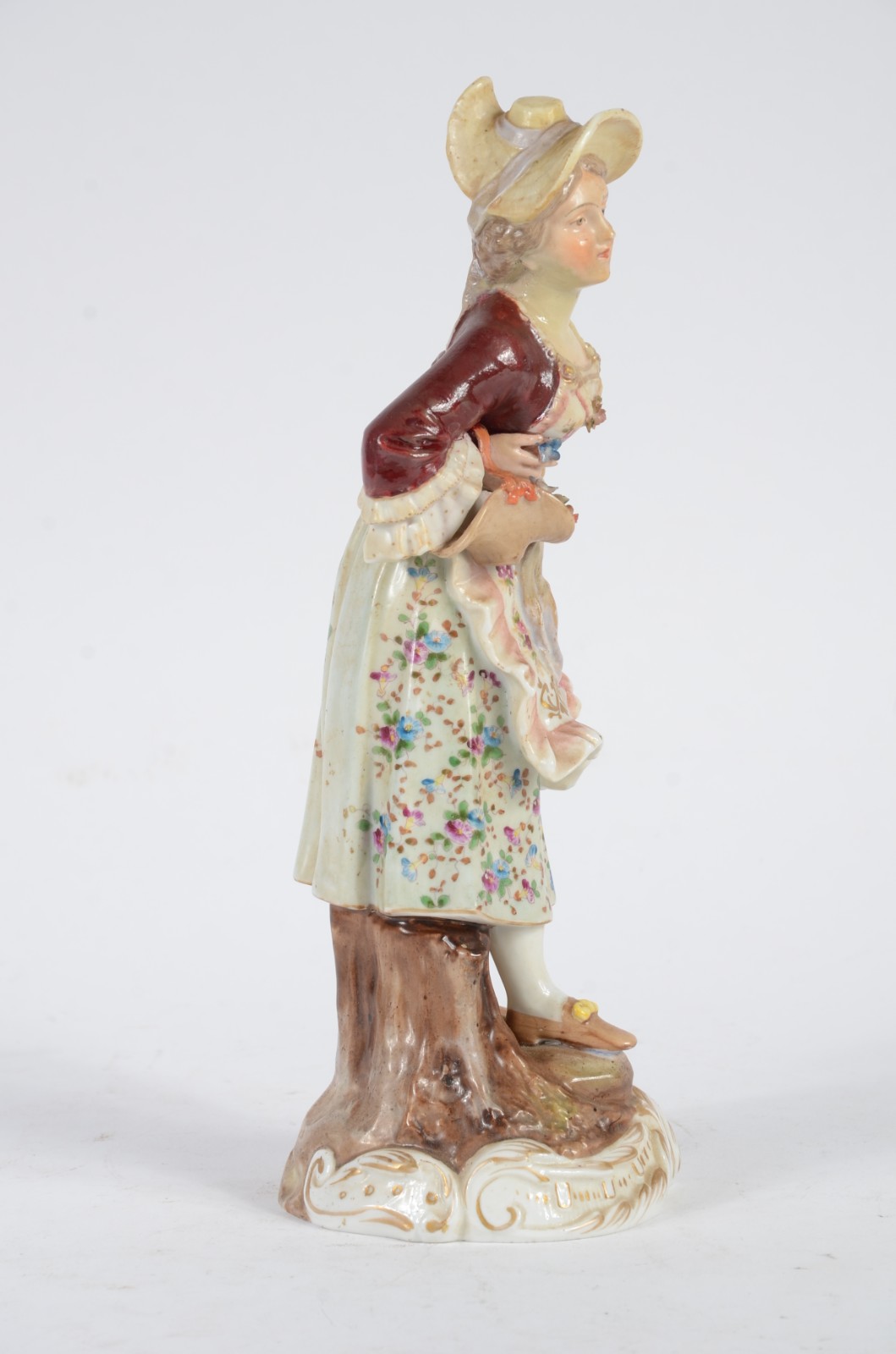 Estatueta de porcelana italiana Capo di Monti policromada... - foto 4 de 8
