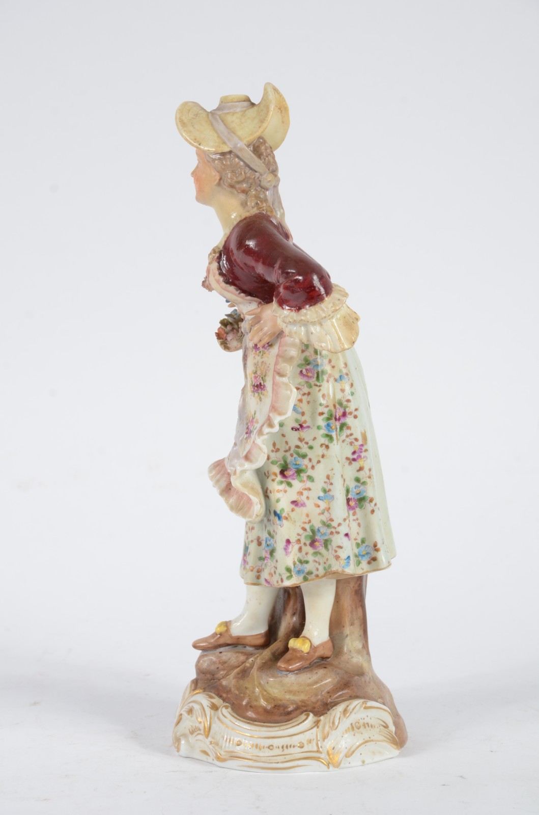 Estatueta de porcelana italiana Capo di Monti policromada... - foto 6 de 8