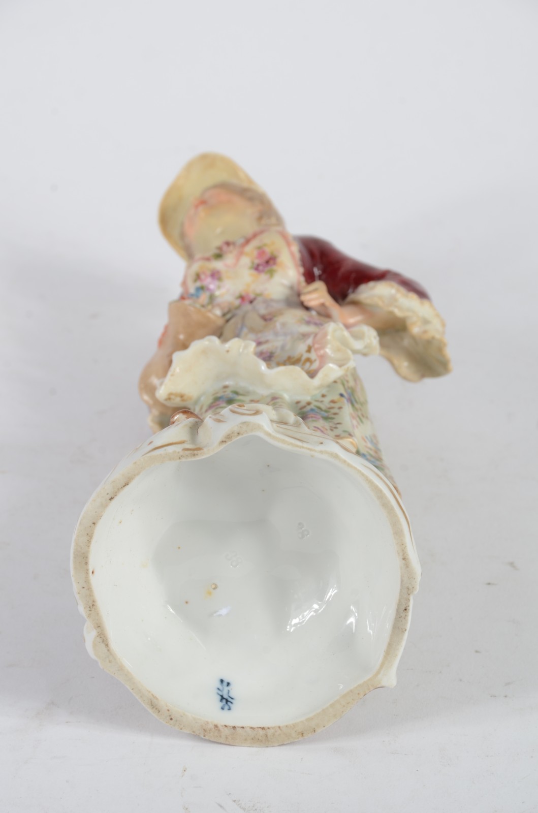 Estatueta de porcelana italiana Capo di Monti policromada... - foto 7 de 8