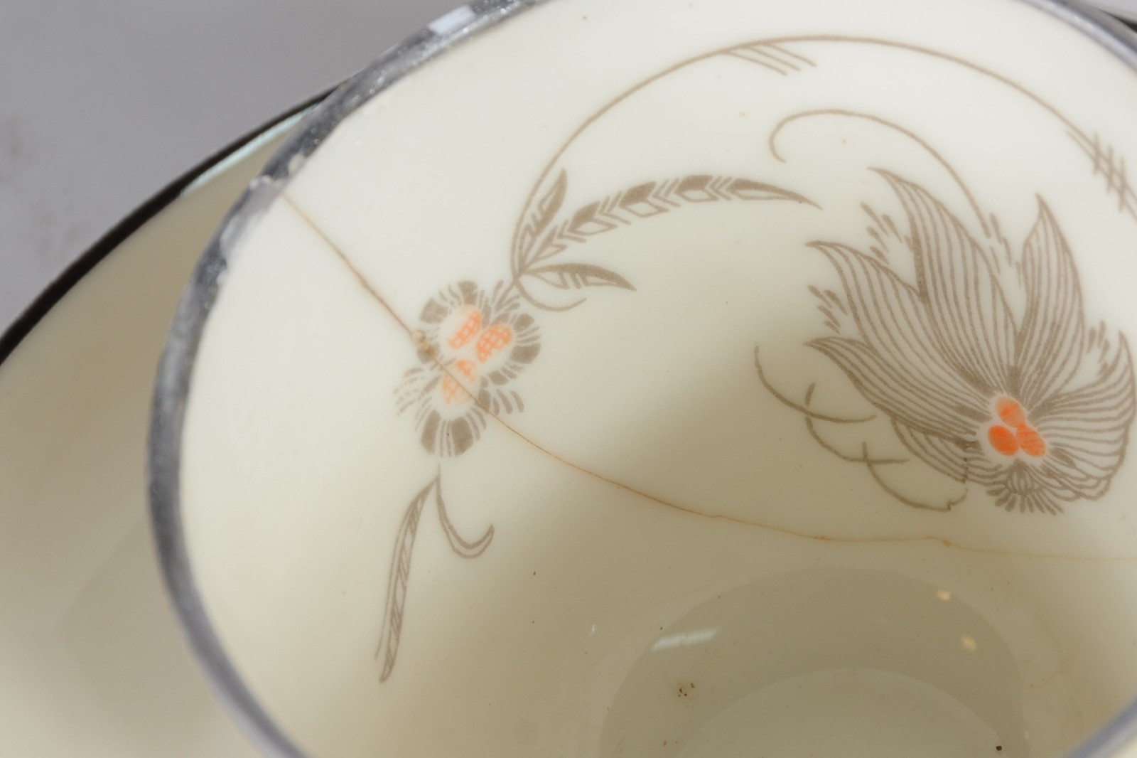 Serviço de chá e café de porcelana francesa - Jean Haviland, na cor... - foto 4 de 9