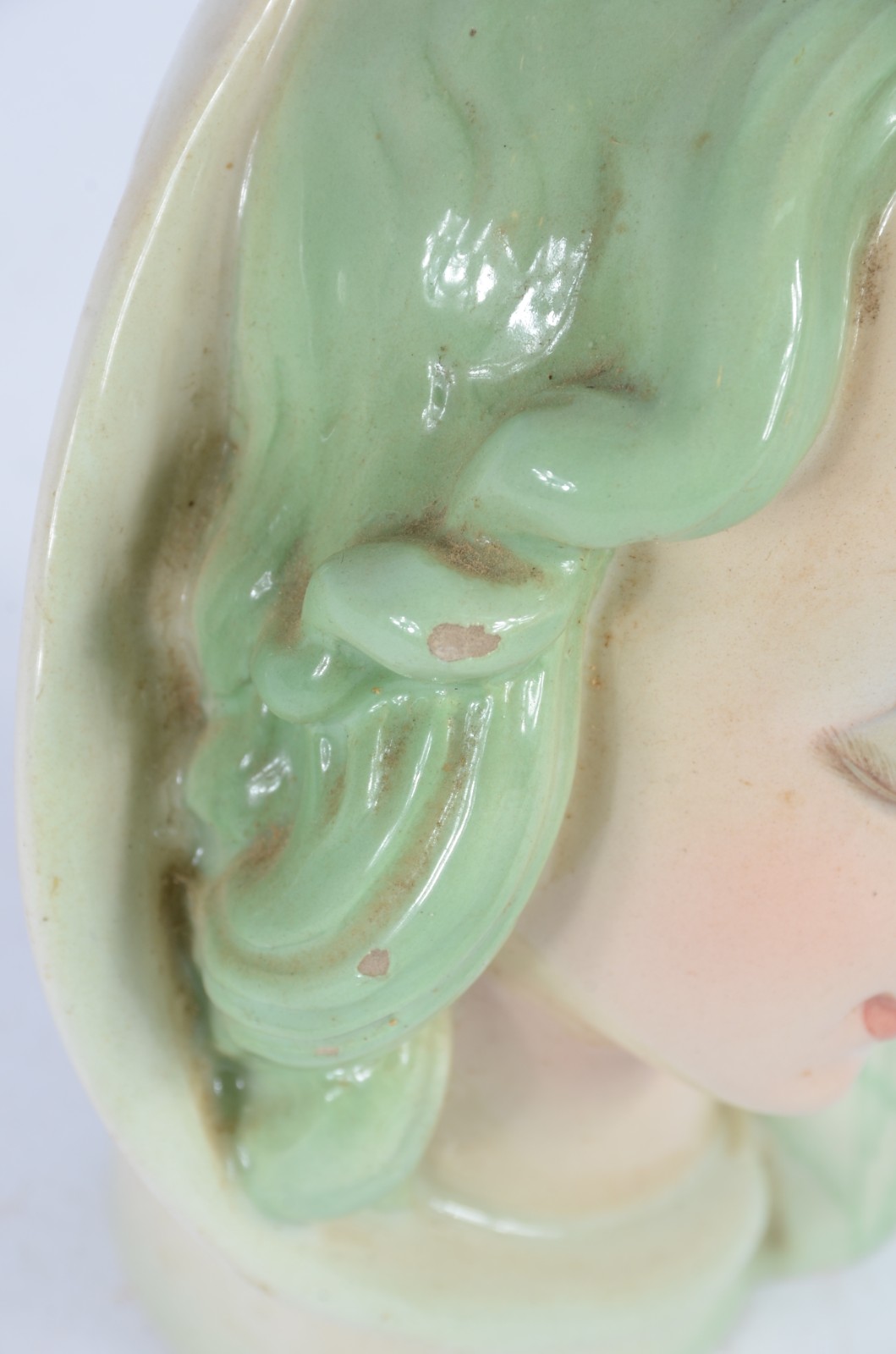 Estatueta Art Deco italiana de porcelana policromada representando... - foto 4 de 8