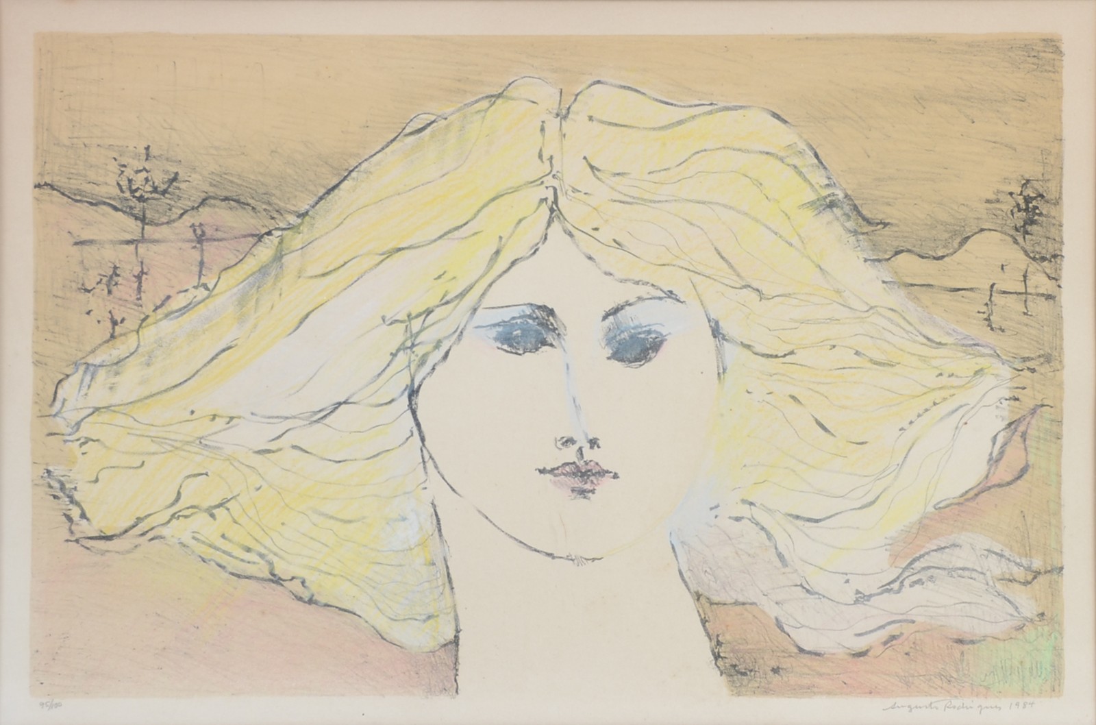 Augusto Rodrigues (1913-1993), Figura Feminina - foto 1 de 5