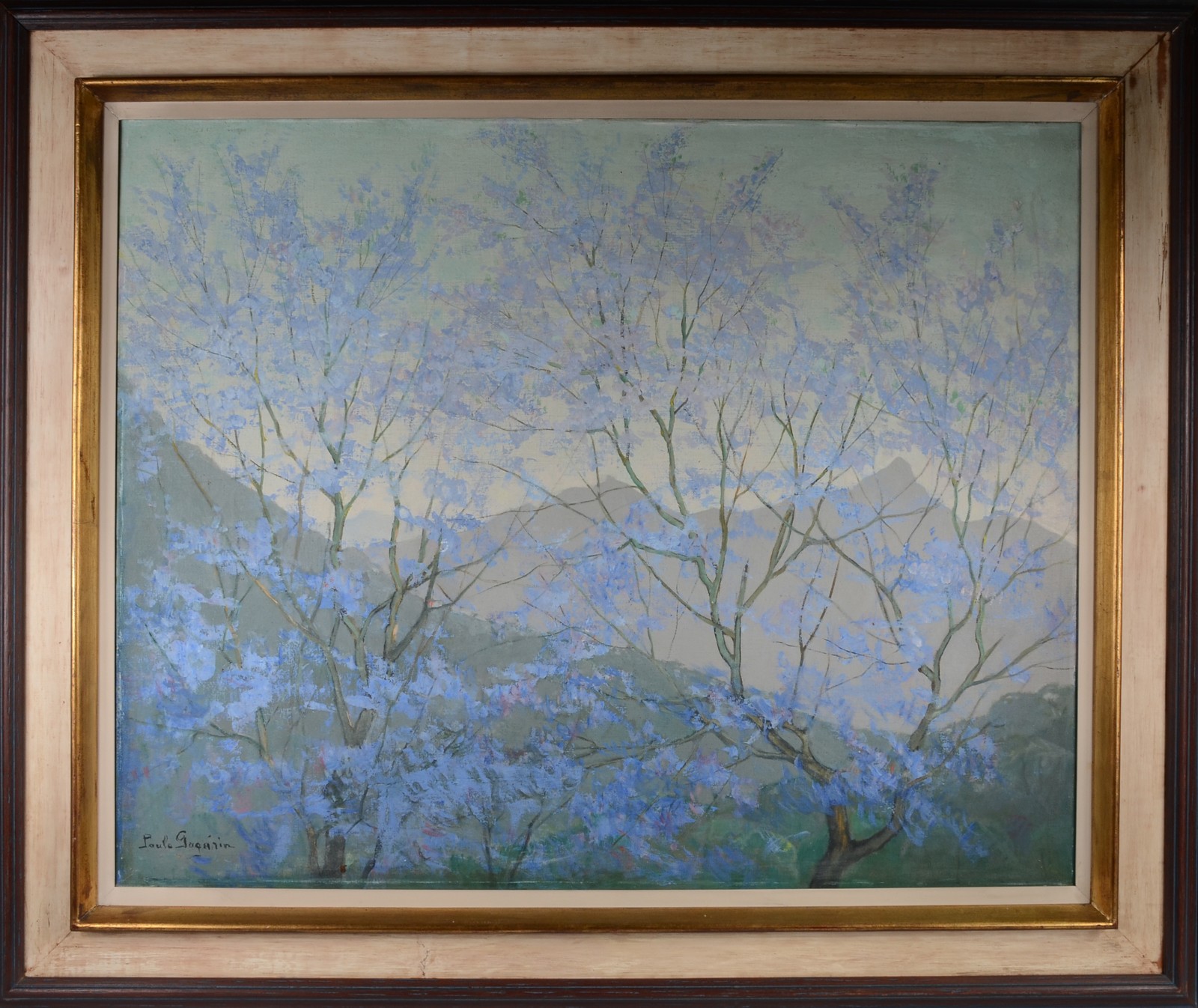 Paulo Gagarin (1885-1980), Paisagem com árvores - foto 2 de 4
