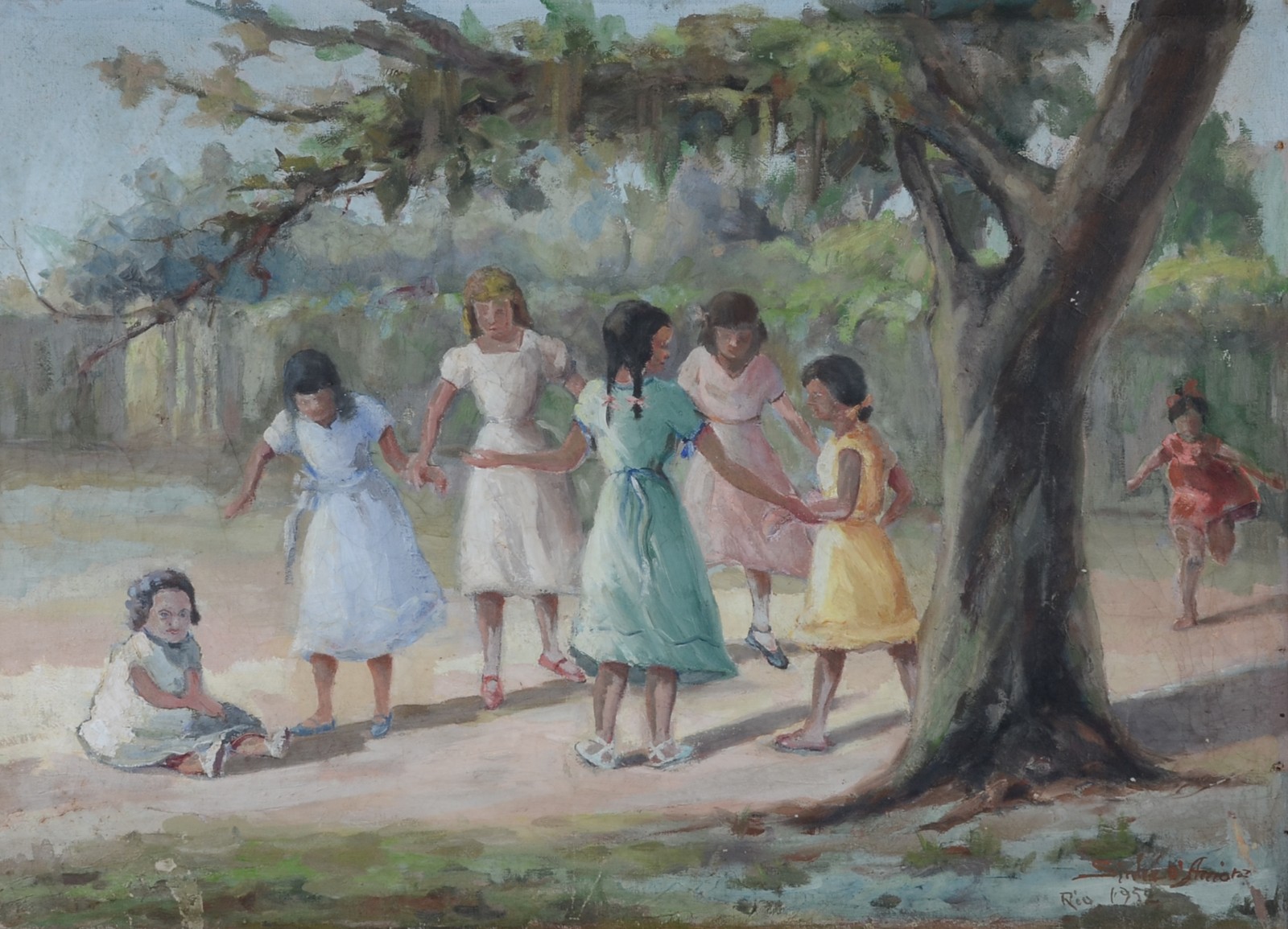 Sinhá D'Amora (1906-2002), Brincadeira de crianças - foto 1 de 5