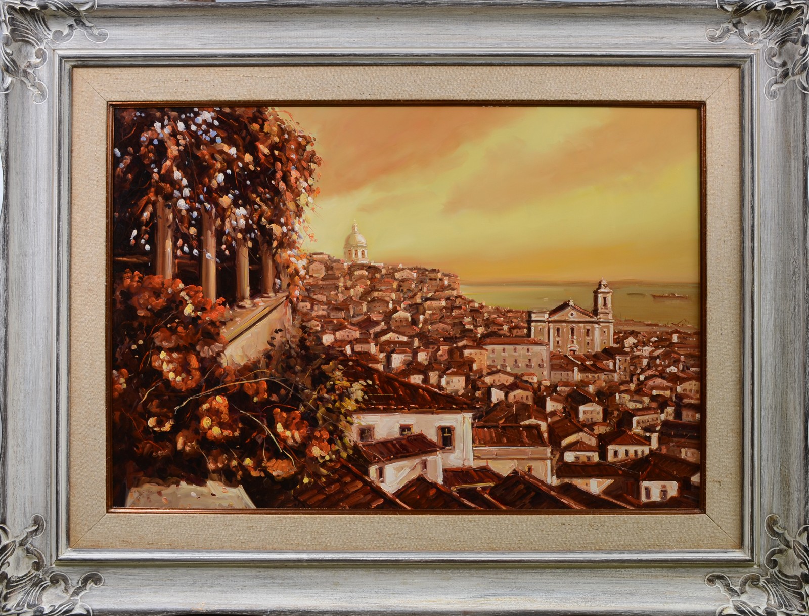 José Benigno (1955), Bairro D'Alfama e o Rio Tejo, Lisboa - foto 2 de 4