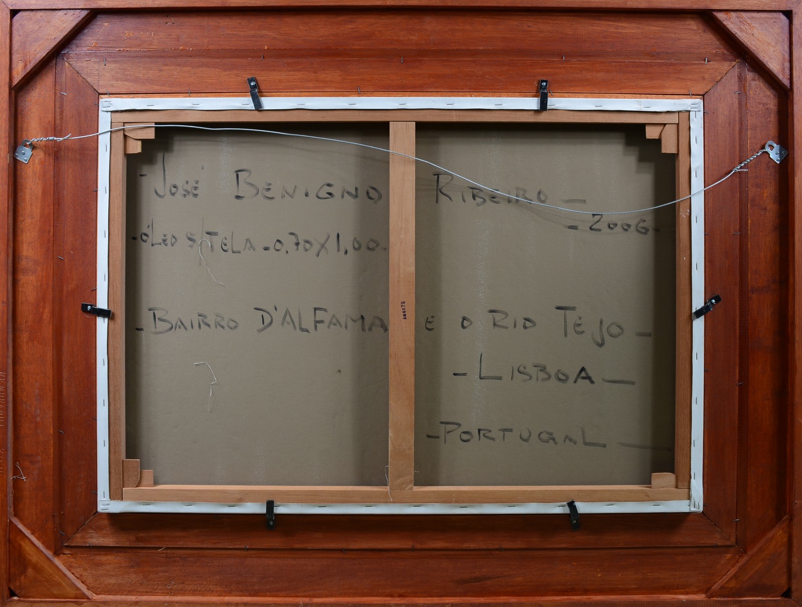 José Benigno (1955), Bairro D'Alfama e o Rio Tejo, Lisboa - foto 4 de 4