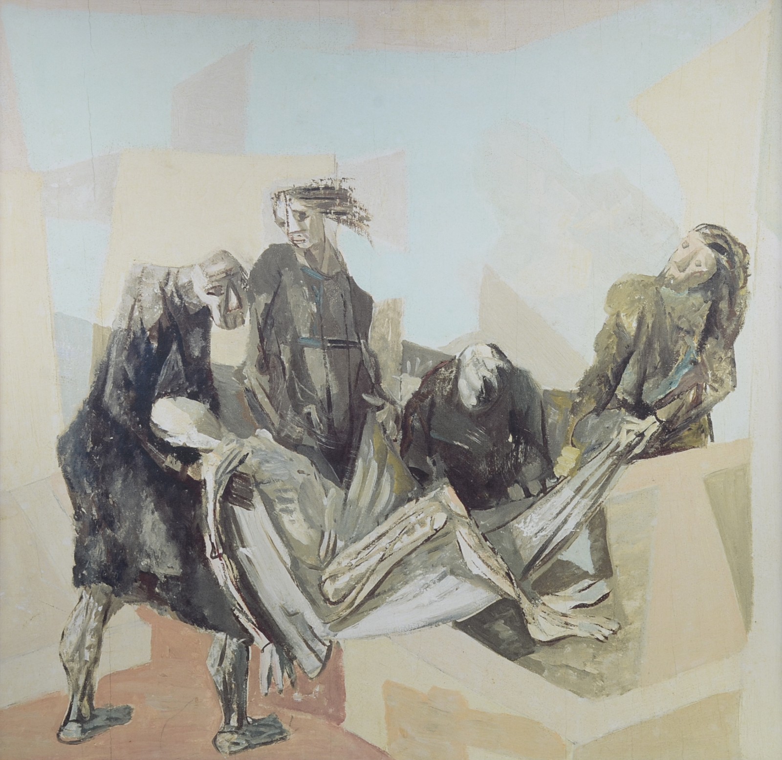 Cândido Portinari (1903-1962), Cena Sacra - foto 1 de 3