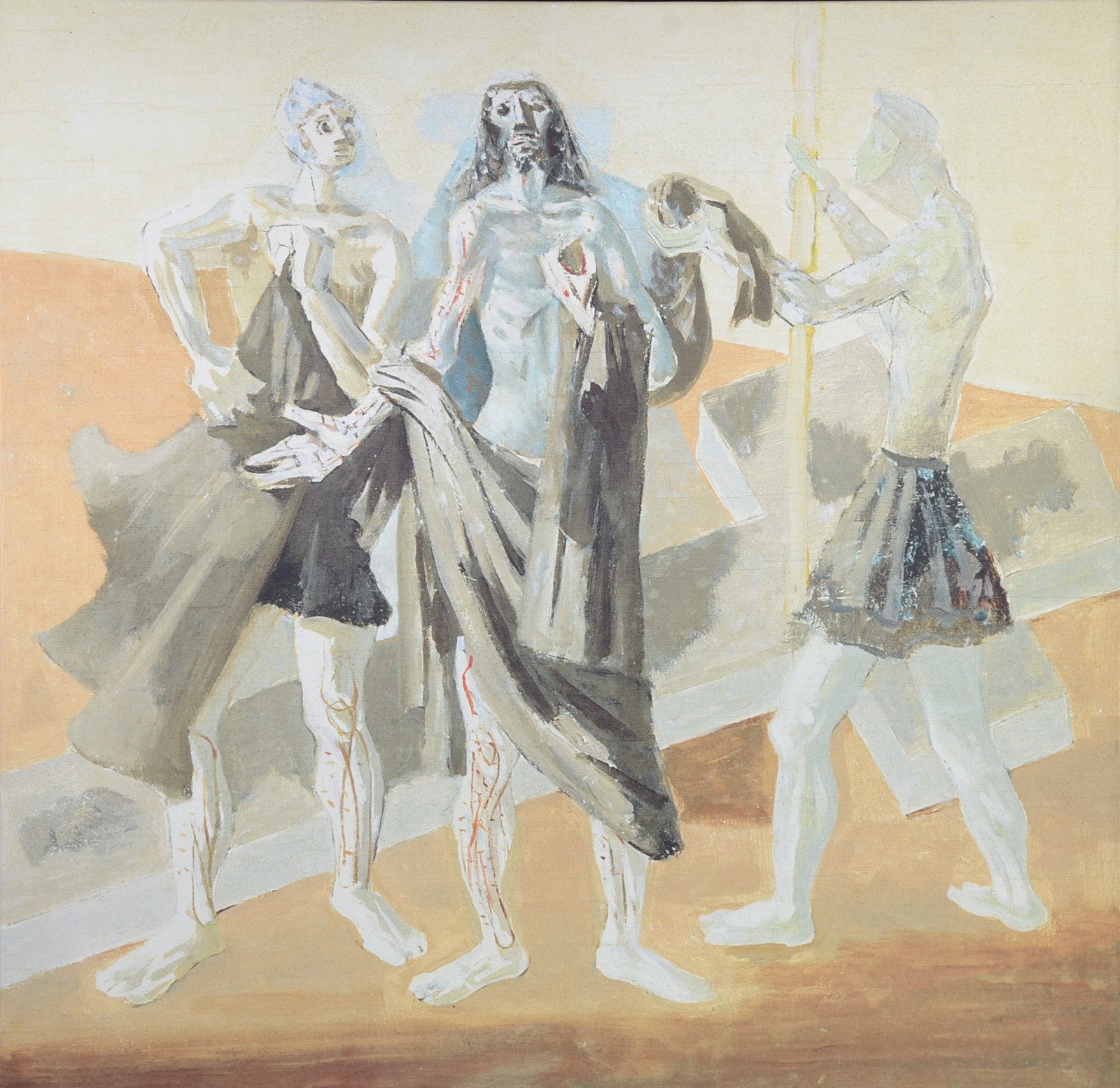 Cândido Portinari (1903-1962), Cena Sacra - foto 1 de 3