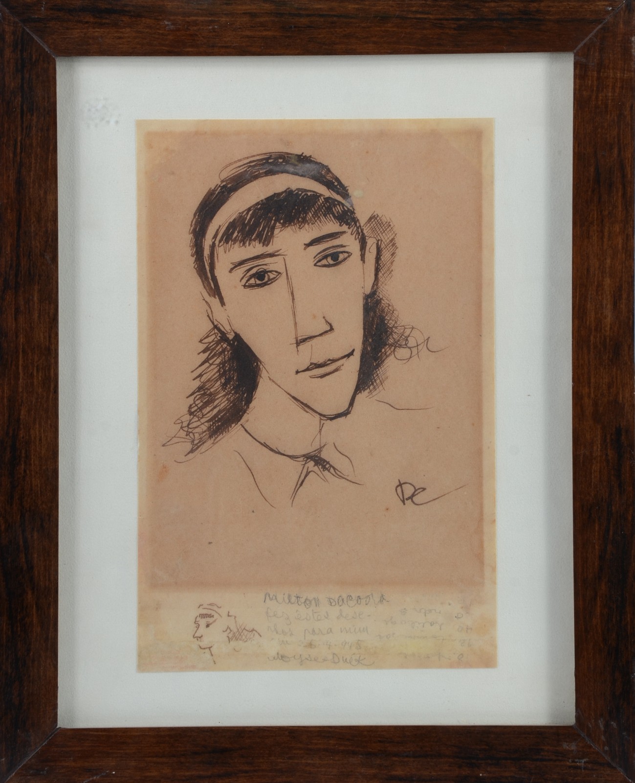 Milton Dacosta (1915-1988), Rosto de menina - foto 2 de 5