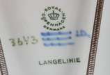 Royal Copenhagen,  - Prato de porcelana dinarmaquesa Royal Copenhagen - Langeline.
