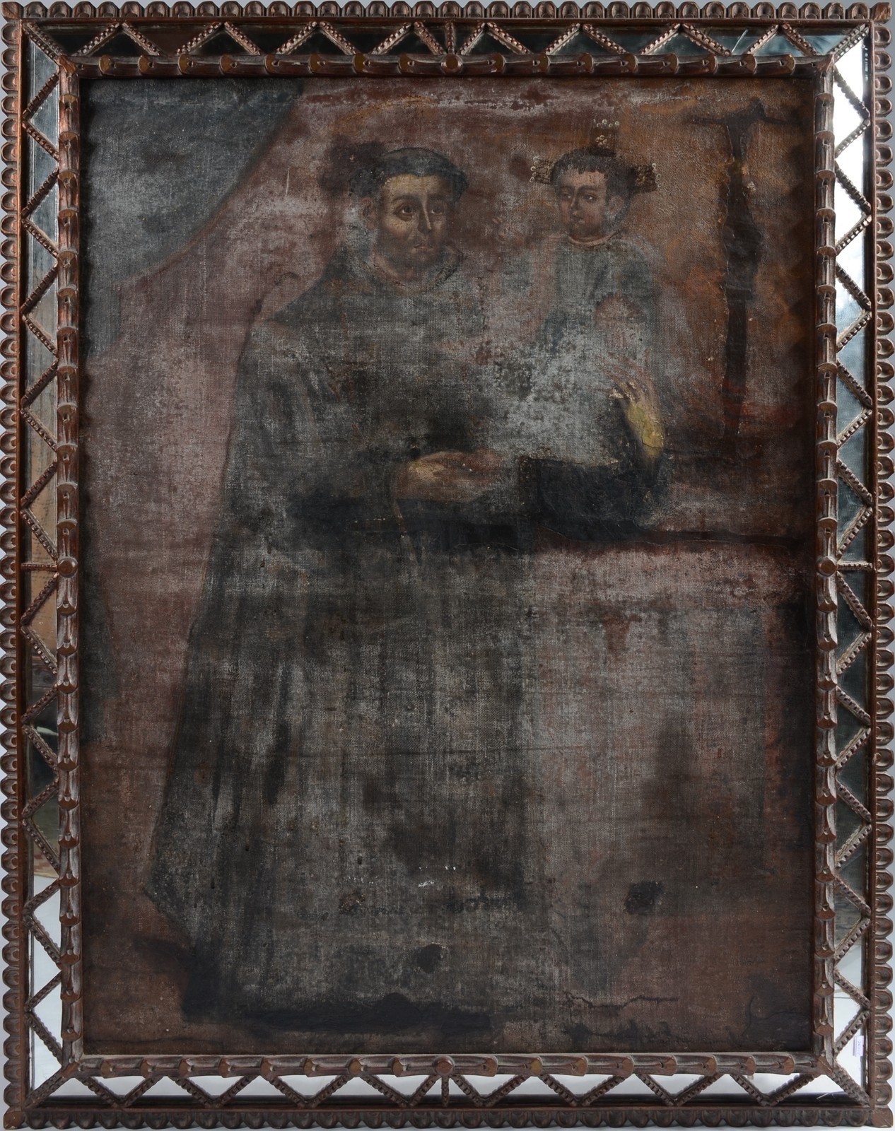 Escola Cusquenha (1538), Santo com Menino - foto 2 de 5
