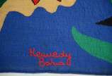Kennedy Bahia (1929-2005), Bahiana com borbolet... - Tapeçaria. Assinada.