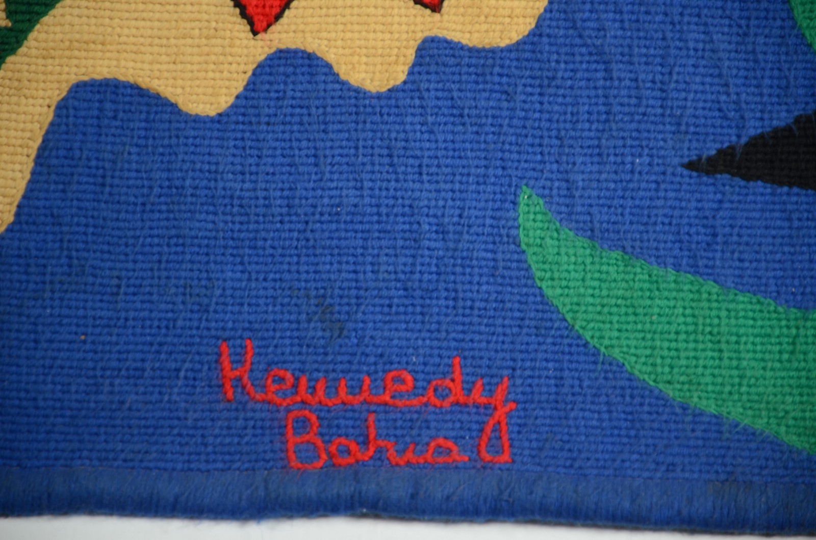 Kennedy Bahia (1929-2005), Bahiana com borboletas e folhagens - foto 2 de 3