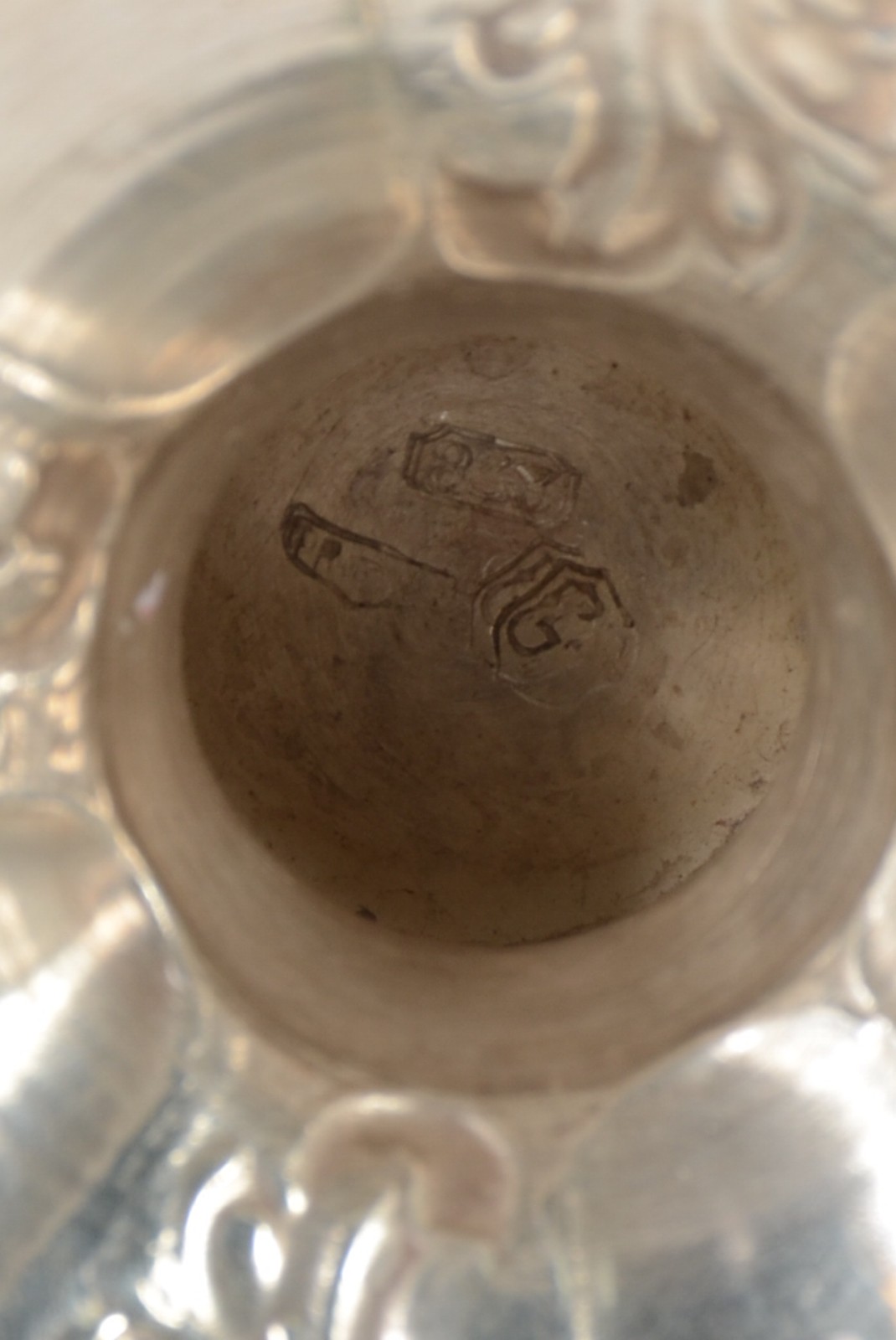 Jarra para vinho de prata contraste 833 mls, bojo com parte inferior... - foto 4 de 6
