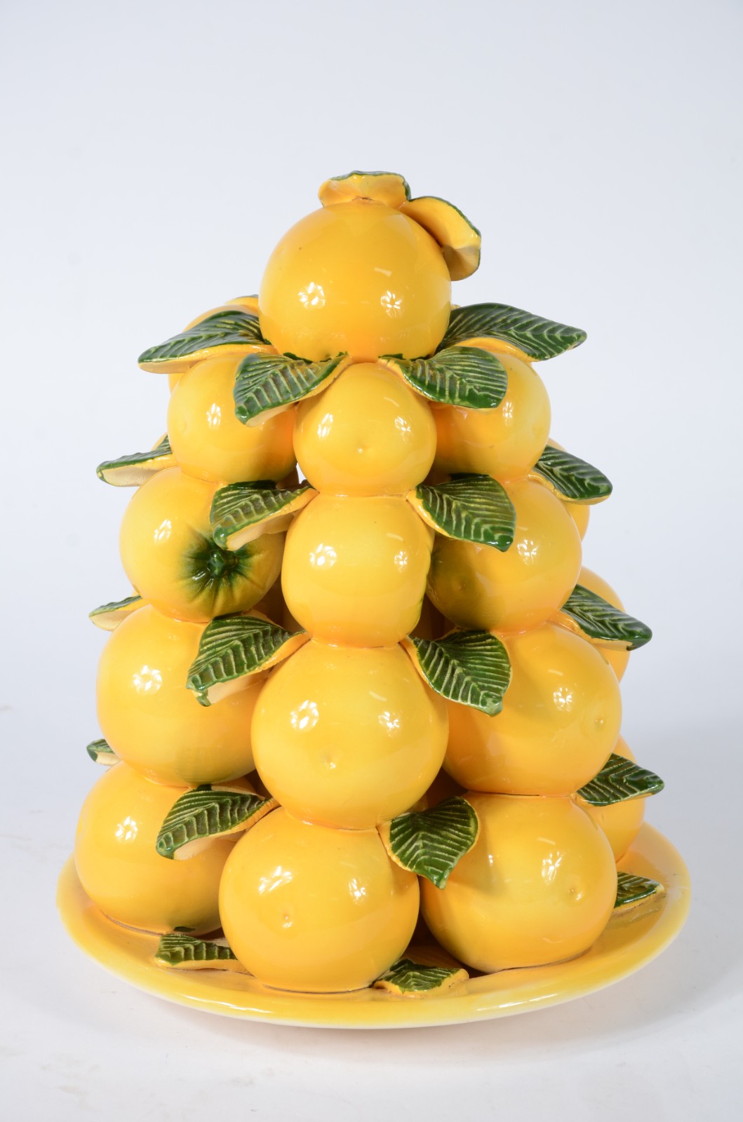 Cesta decorativa de frutas "limões sicilianos" de cerâmica... - foto 2 de 6