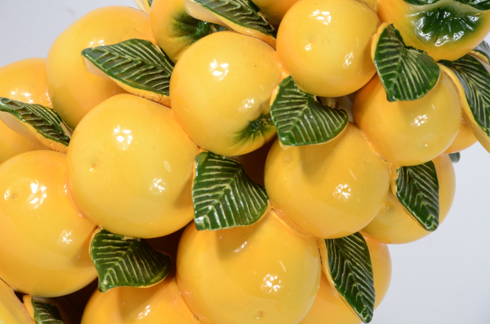 Cesta decorativa de frutas "limões sicilianos" de cerâmica... - foto 3 de 6