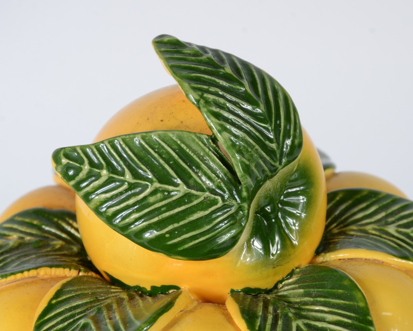 Cesta decorativa de frutas "limões sicilianos" de cerâmica... - foto 4 de 6