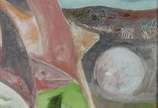 Calasans Neto (1932-2006), Dupla Alada - Óleo sobre eucatex. Datado Bahia 1989.