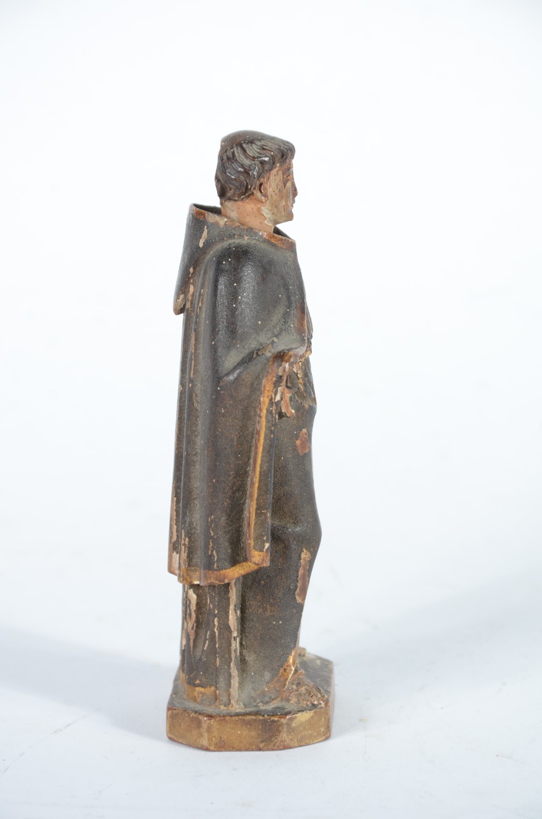 Santo Antônio - Imagem de madeira policromada. Sem as mãos. Desgastes. - foto 4 de 6
