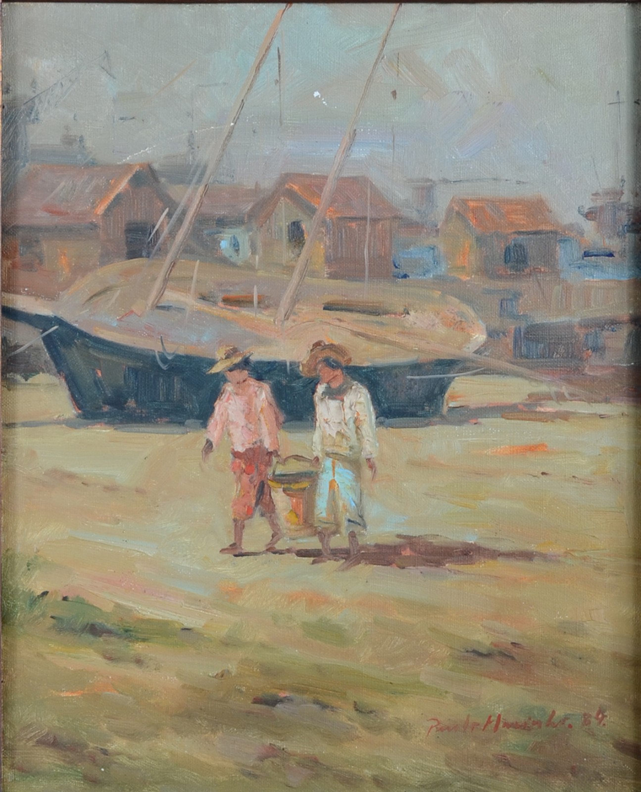 Paulo Marinho (1944), Menino e Pescadores - foto 1 de 6